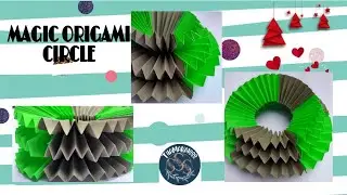 MAGIC ORIGAMI CIRCLE | ORIGAMI | PAPER CRAFTS | THAMAKAISSS