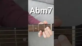 Guitar lessons for beginners (Abm7) chord #guitar #chord