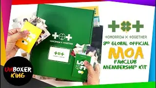 TXT 투모로우바이투게더 || 3RD OFFICIAL MOA FANCLUB MEMBERSHIP KIT || KPOP MERCH UNBOXING