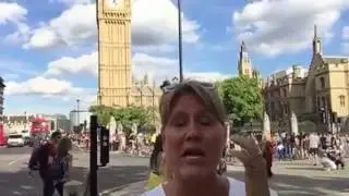 Patti Honacki goes to Big Ben, in London England.  video for 8-13-16