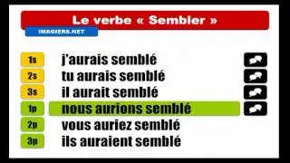 French Past Conditional Tense #  Verb = Sembler