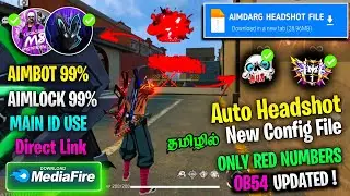 Auto Headshot Config File Free fire aimbot + aimlock🚀 step by step process tamil 