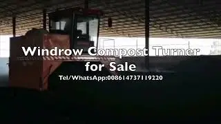 Large Capacity Windrow Compost Turner for Sale
