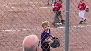 Easton first tball game 2019