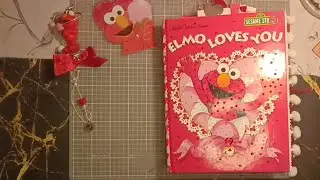 Little Golden Book:Elmo Loves you ❤️ Junkjournal 