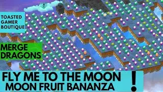 Merge Dragons Fly Me To The Moon Event &bull; MOON FRUIT Cleanup ☆☆☆