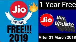 Jio Prime Free for 1 Year!!! JIO PRIME FREE TILL 31 MARCH 2019!! | Explained | Details in Hindi🔥