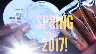 Hard Candy Spring 2017 Glamoflauge, Baking Banana Powder, Pearl Highlighter Swatch Review I ByBare
