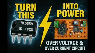 DIY Short circuit [ overload & overcurrent ] protection Circuit USING | 555 TIMER IC | 