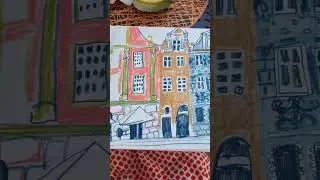 sketching in Poznan... urban sketchers symposium #usk #artist #urbansketching #derwentpencils