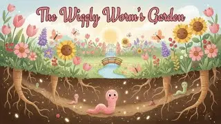 Wiggle Wiggle! 🐛🌱 The Wiggly Worm Song Kids Can&rsquo;t Stop Singing! | KidzyBeen