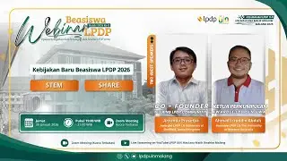 Webinar Beasiswa LPDP (Kebijakan Terbaru 2026) Kelurahan LPDP UIN Maulana Malik Ibrahim Malang