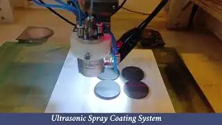 Catalyst Coating on Graphite by YMUS Ultrasonic Spray Coating System&zwnj;