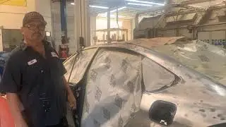 Metal Finish on a Car at Airpark Collision Center