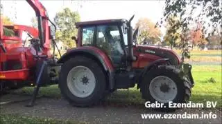 Greentec chipper + Valtra N142 + Palfinger Epsilon