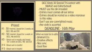 OCC Special Week 30 Tri-contest with N8XUZ and EditorSchool!