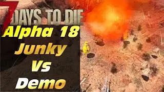 Junk Turret Vs Demo Test 7 Days To Die Alpha 18 - 7d2d alpha 18 Demo vs junk turret test - alpha 18