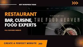 Elegant Restaurant Theme | Fine Dining, Bar and Cuisine Website Theme | Laurent WordPress Theme