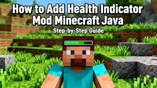 How to add health indicator mod on Minecraft java!!!