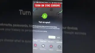 Turn On Sync Chrome