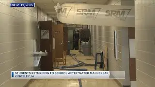 Students Returning To School After Water Main Break