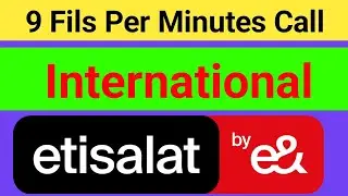 How to activate 9 fils per minute in Etisalat
