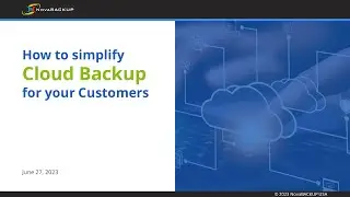 NovaBACKUP How to Simplify Cloud Backup
