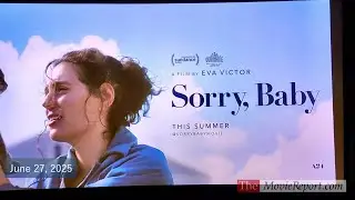 SORRY, BABY movie talk with Eva Victor & Barry Jenkins - June 27, 2025 4K