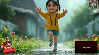 छम-छम बारिश आईछमछमबारिश#KidsRainSong  #RainySeasonFun#ChildrenPoetry  #BachpanKiBarish#HindiKidsSong