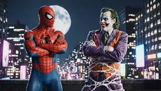 Unexpected Team Up 💔 A Cinematic Fight Against Joker to save super girl