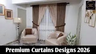 Premium Curtains Designs 2026 | Towel Fabric For Sofa @Iftikharsons 
