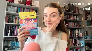 ASMR Books That I’m Scared to Read (close whispers/ soft speaking, book tapping and scratching)