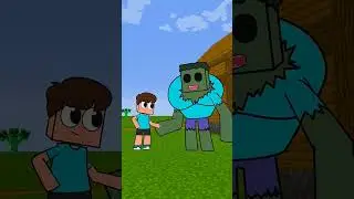 Minecraft in animation 😲#prithvigaming #minecraft