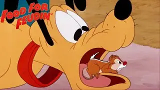 Food for Feudin' 1950 Disney Cartoon Short Film | Pluto, Chip and Dale | Animation Review