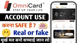 Omni Card Use karna Safe hai ya nhi | Omni Card real or fake | #Omnicard