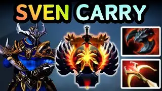 🔥 SVEN CARRY &mdash; STUN, SMASH, DELETE EVERYTHING | DOTA 2 GAMEPLAY 🔥