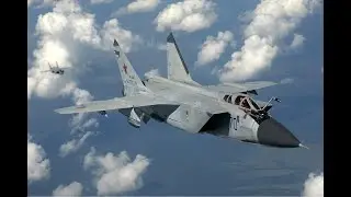Russian Airforce Mikoyan MiG-31supersonic interceptor aircraft (NATO name: Foxhound)