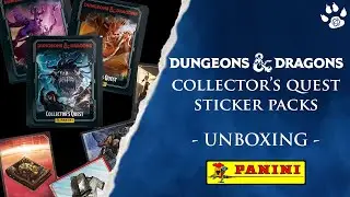 DUNGEONS & DRAGONS: Collector's Quest Sticker Packs - Panini - UNBOXING - Band of Badgers