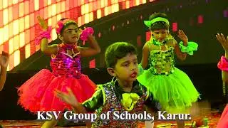 KSV Group of Schools Karur || 10th Annual Day 2019 || Primary KG Rock Dance