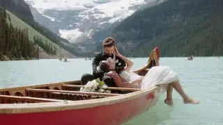 An Evening Elopement at Peyto Lake, Alberta, Canada | Samantha & Evan