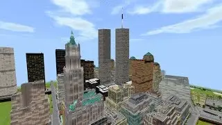 Lower Manhattan NYC 1:1 Scale (Minecraft)