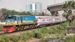 New Train of Bangladesh Railway 2017- Rangpur Express with luxurious Coaches in 4K