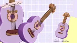 [3D Props] Donut Ukulele