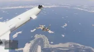Plane Jump Into Military Base | GTA5 | WASTED! |
