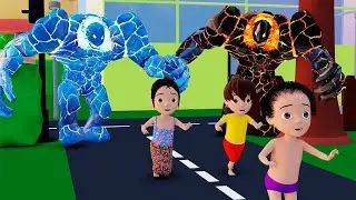KADDU PADDU KE PICHE MONSTER CAR || कद्दू पद्दु के पिचे नीला पिला मॉन्स्टर || pagal beta