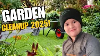Andrew’s Big Garden Clean-Up! 🍃 Harvesting Herbs & Fall Veggie Update