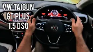 VW Taigun GT Plus 1.5 DSG Highway Review | RPM & NVH at Cruising Speeds 