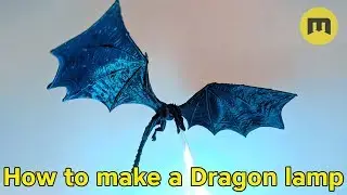 Dragon Lamp - How to make - Game  of Thrones