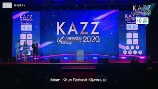 PLAN RATHAVIT | Plan&rsquo;s speech for Kazz awards