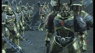 Lord Commander Dante fights alongside his Sanguinary Guard
